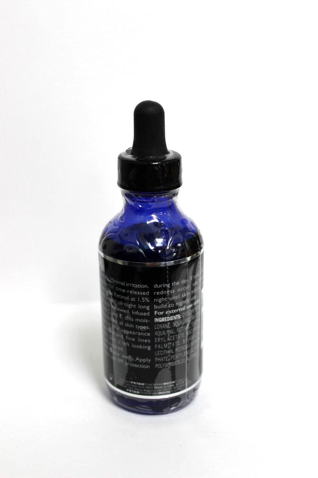 Suero nocturno PETER THOMAS ROTH Retinol Fusion PM 2 oz NUEVO sellado Foto 2 de 2