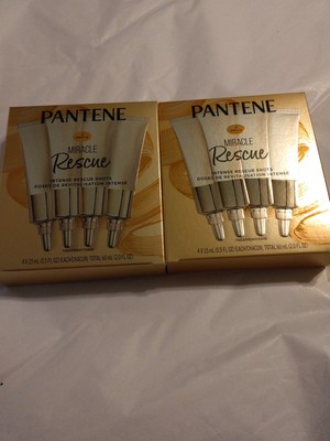 Pantene PRO-V Miracle Rescue Intense Rescue Hair Treatment 2 boxes - 4 shots ea