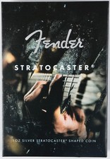 2021 $1 PAMP Fender Stratocaster 75 Years 1oz .999 Silver Coin