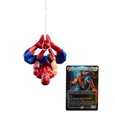 Spider-Man Marvel Legends Magic: The Gathering Battle-Damaged Spider-Man 6-Inch