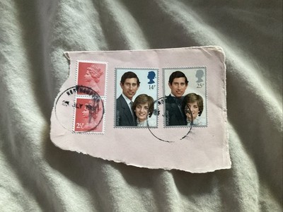 Princess Diana Prince Charles Wedding Stamp - Royal Family - 2 1/2p Queen Stamp