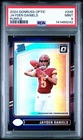 2024 NFL Panini Donruss Optic Jayden Daniels Purple RC /60 PSA 9 #248