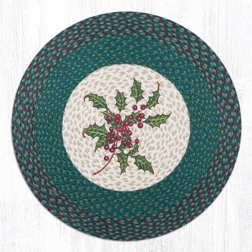 Earth Rugs RP-508 Holly Round Patch 27