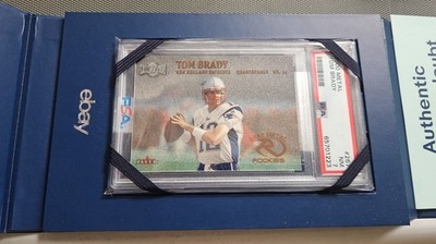 tom brady rare metal rookie card 2000 Fleer Metal RARE METAL ROOKIES # 267 Tom Brady RC - PSA 7 NM -  Patriots
