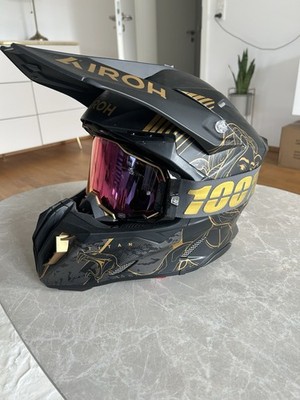 Airoh Twist 3 Helm mit 100% Armega Falcon 5 Brille