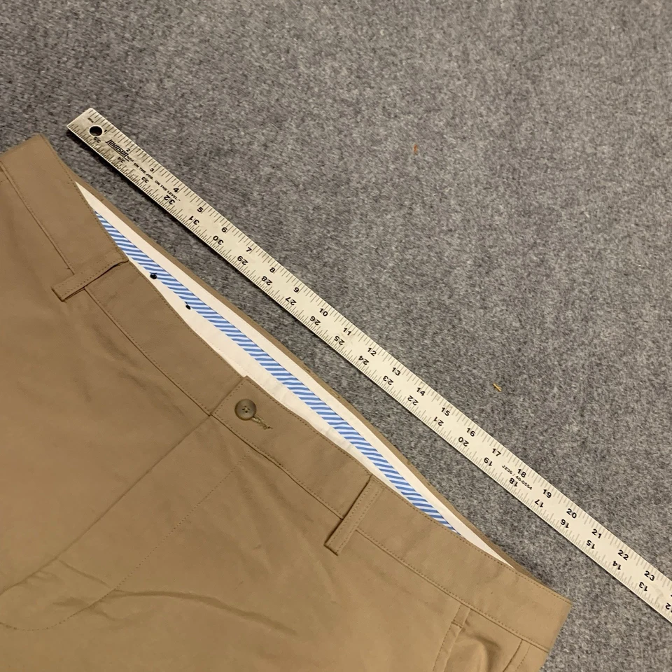 Footjoy FJ 男式米色卡其色 42x30 运动高尔夫休闲裤 — 第 3/4 张图片