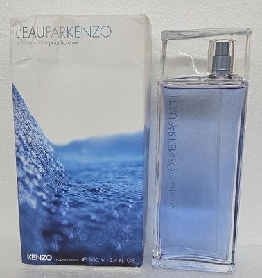 L'Eau Par Kenzo Pour Homme 3.4oz/100mL Men's EDT Spray NIB DENTED BOX