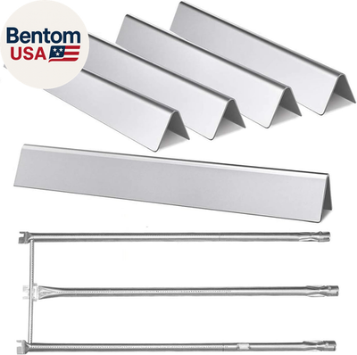 #ad 34 1 4quot; SS Burner Tube Set and 24.5quot; Flavorizer Bars Replacement for Weber Genes $105.57