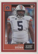 2020 Score Rookies Red Zone 8/20 Derrick Brown #341 2jt