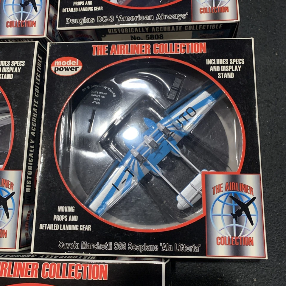 MODEL POWER AIRLINER COLLECTION Lot Of 8 Planes All New In Box - Image 4 of 4