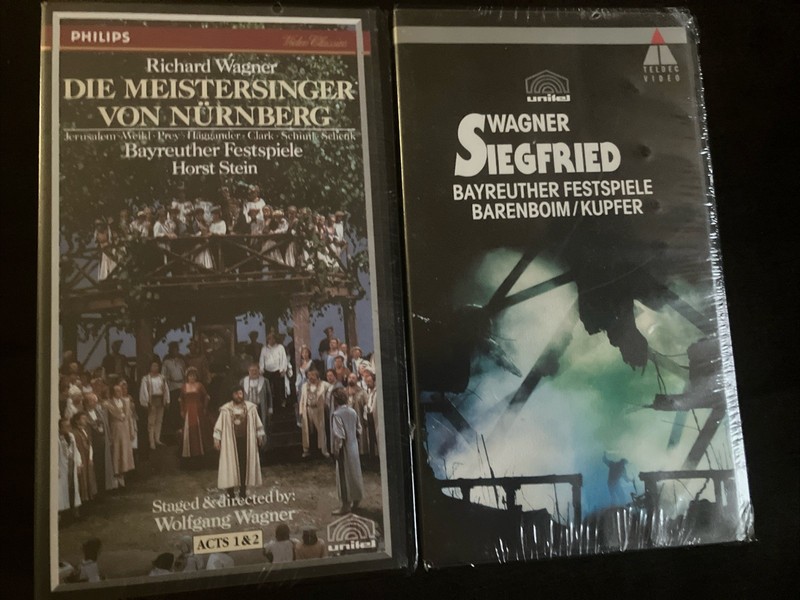 Vintage German Opera,WAGNER SIEGFRIED & Richard Wagner DIE MEISTERSINGER ACT 1-2