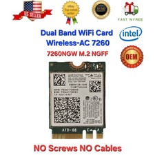 Intel Dual Band Wireless-AC 7260 7260NGW M.2 NGFF WiFi Card Lenovo
