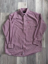 Ariat FR Button Down Shirt Mens 2XL Tall Flame Resistant CAT2 2112 Long Sleeve