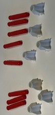 VINTAGE ORIGINAL SHOGUN JUMBO WARRIOR MACHINDER RED MISSILES JAPAN Lot of 8 EUC