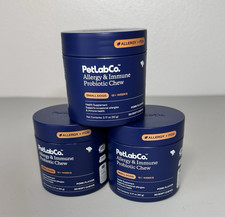 3 PetLab Co. Allergy  Immune Probiotic Soft Chews For Small Dog  30 Pork 10/26