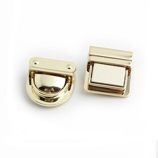 Hardware Metal Tongue Lock Bag Buckle DIY Repair Clasp Accessories for Handbag