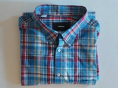 Walbusch Comfort Line Langarm Herren Hemd | Bunt Kariert | Gr. 51/52 (5XL)