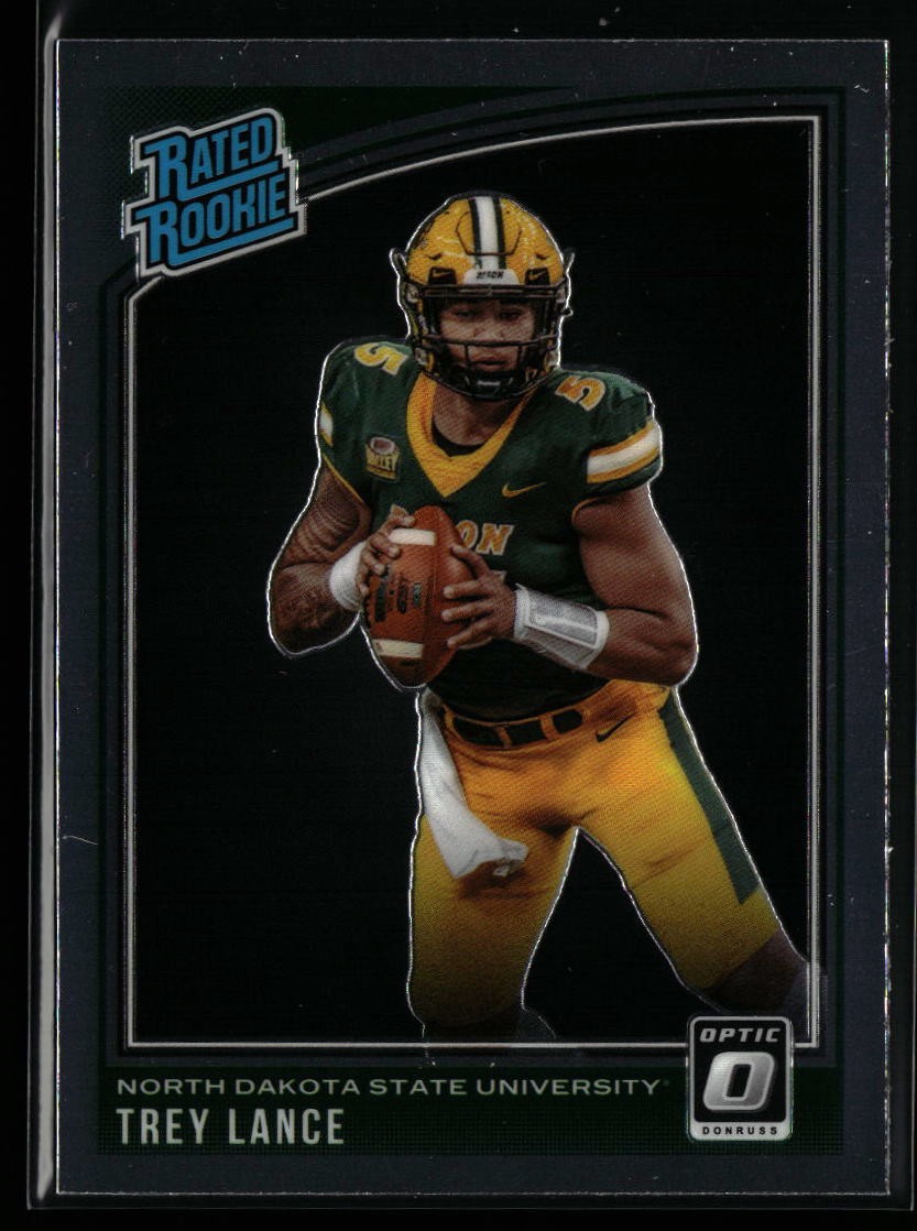 Trey Lance 2021 Panini Chronicles Draft Picks #203 Optic Rated Rookie