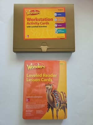 McGraw Wonders Grade 3 Leveled Reader Lesson Cards & Workstation Activity Cards