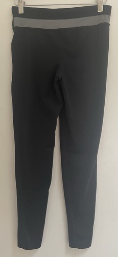 C9 Champion Kid Girl Solid Black Polyester Elastic Full Length Leggings XL 14-16 - Picture 4 of 4