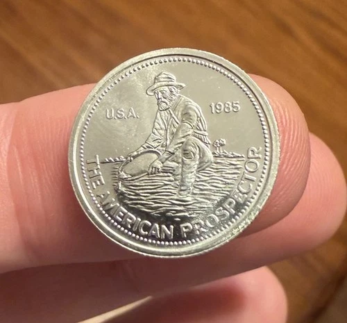 1985 1/10 Oz Engelhard Prospector 999 Silver Fractional UNC COIN from Mint Tube