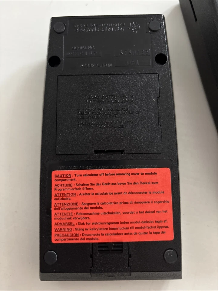 TI 58 C Texas Instruments Calculatrice Programmable Vintage Rare - Photo 3/4