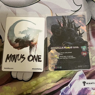 Godzilla Minus One Universus TCG Promo G Logo Near Mint