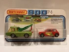 MATCHBOX Lesney 900 TP-6 Toe Joe Breakdown Truck & Racing Mini twin blister pack