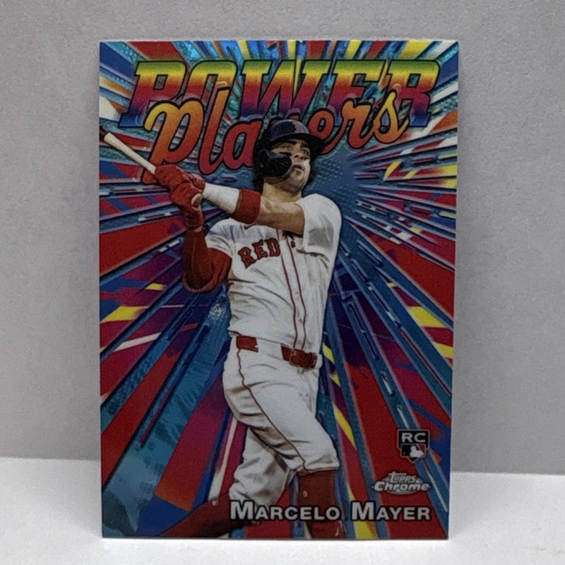 Topps 2025 Chrome Update Marcelo Mayer #PP-45 Red Sox Power Players Rookie