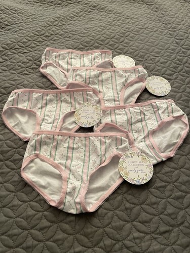 EDGEHILL COLLECTION GIRLS BRIEFS SET OF 5 COTTON FLORAL SIZE 4T - Picture 2 of 4