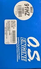 OS Max 91 Hz RC Nitro Helicopter Engine w/61E Carb, Box, SEALED Parts-New Opn Bx