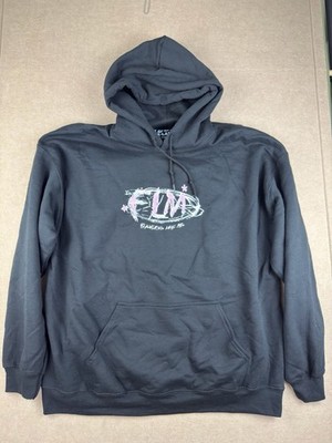 Lucki Hoodie Men XL Black Flawless Like Me Graphic Rap Tour Pullover