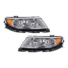 For Lincoln MKZ 2010 2011 2012 Headlight Driver And Passenger Side, Pair CAPA