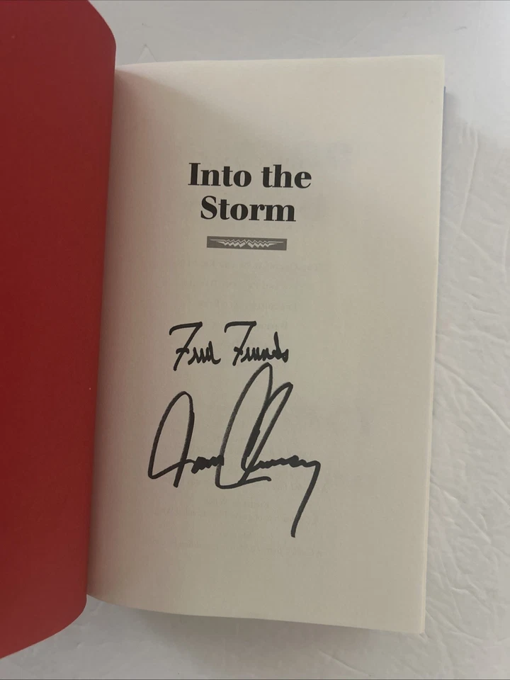 SIGNED Tom Clancy Gen Fred Franks Into the Storm A Study in Command 1997 1st HC - Imagem 2 de 4