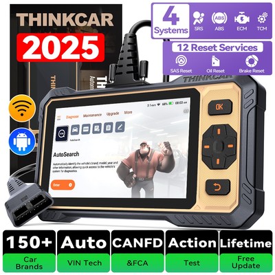 ThinkScan 662 OBD2 Scanner Engine ABS SRS Transmission Code Reader Car Diagnose
