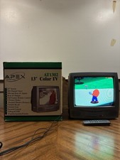 Apex 13 AT1302 Color AV CRT TV With Remote An...