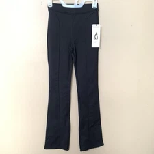 Alo Yoga Womens High Waist Zip It Flare Leggings Size XS Black NWT