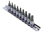 2109PR wrench set socket wrench, Torx® attachment: 1/4" 9pcs. KING TONY
