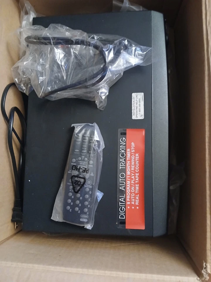 Sansui VCR-VHS Reproducir y Grabar Control Remoto Original Y Un Cable Caja Abierta Probado Funciona Foto 2 de 4