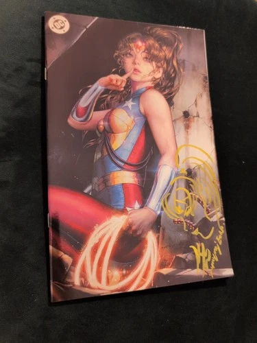 TRINITY DAUGHTER OF WONDER WOMAN #1 REMARK FOIL SIGNED KYUYONG EOM COAEXCLUSIVE