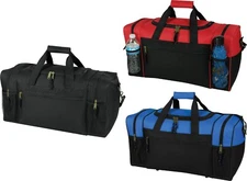 21" Deluxe Gym Travel Duffel Bag Sports Gear Luggage Carry-On Duffle Lightweight