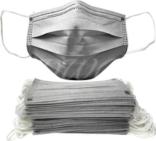 150 Pack - 3-Ply Gray Disposable Face Mask Ear-loop Mouth Cover USA Seller