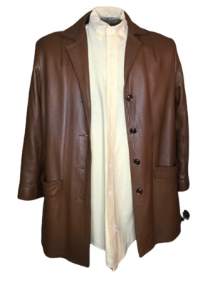 Vintage 70s Deerskin Leather Jacket M L Mid Western Custom Vintage 70s Deerskin Leather Jacket M L Mid Western Custom