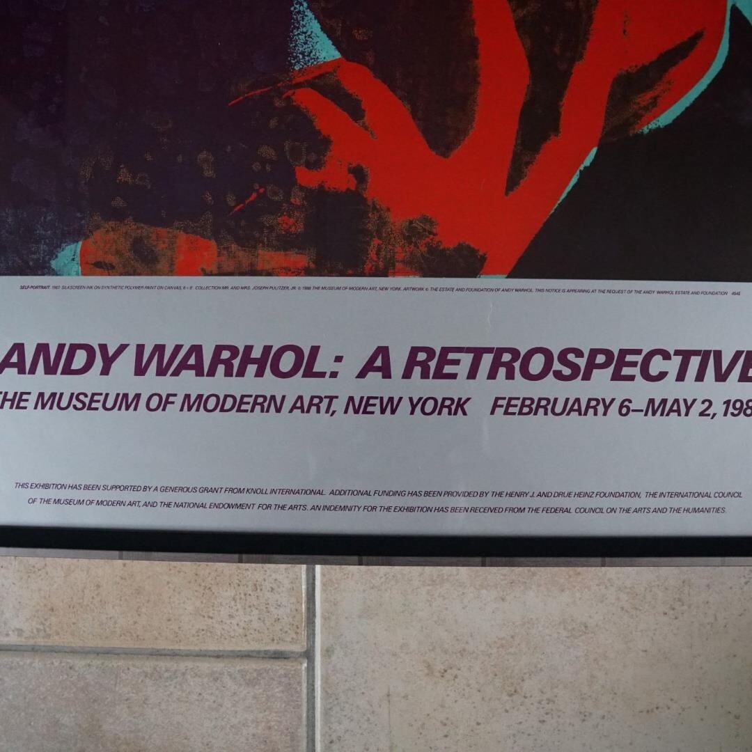 Andy Warhol Museum of Modern Art New York 1989 Poster