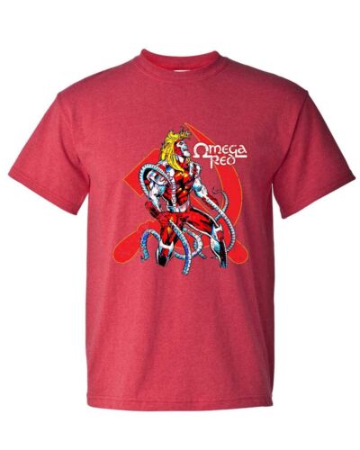 Omega Red T-shirt Marvel comics villain adult regular fit graphic tee - Picture 1 of 7