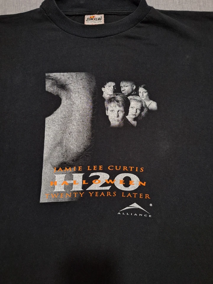 Vintage H20 Halloween promo Blade Movie T shirt Alliance film Wesley Snipes XL - Image 4 of 4