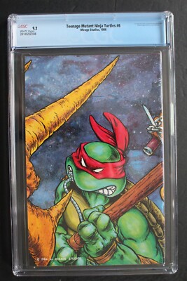 TMNT #6 Fugitoid April O'Neil 1986 1st Triceraton Raz Zigbone 1st