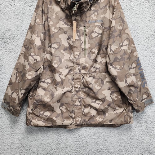 Simms Challenger Fishing Jacket Mens 3XL Regiment Camo Olive Drab NEW w/ Tag - Picture 4 of 17