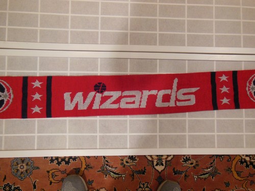 Washington Wizards Unisex Red/White/Blue NBA Basketball Team Scarf - Picture 2 of 4