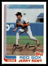 1982 Topps #25 Jerry Remy EX/ NRMT